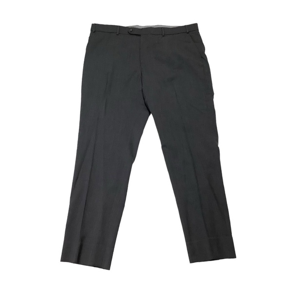 Ballin Wool Pants Sz 40W 32L Grey Super 120’s Comfort-EZE Slacks Trousers - Picture 1 of 9